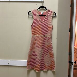 Missoni pink and orange knee length dress size 38